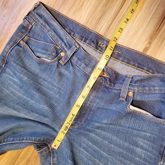 OLD NAVY THE FLIRT MID RISE BOOT CUT stretch jeans size 12 Long - Picture 9 of 10